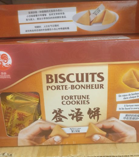 biscuits porte bonheur fortune cookie x10